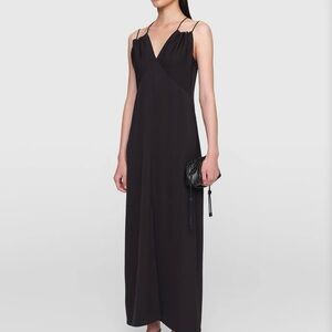 In Good Company black maxi slip dress.